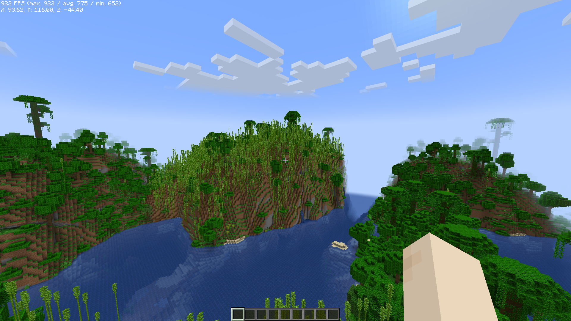 Test looking at bamboo biome, default settings