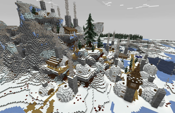 Snowy village