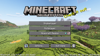 A screenshot of the panorama in game