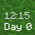 Clock and day indicator