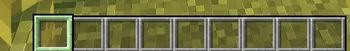 The hotbar just like how it is in game!