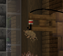 Bait shown on bobber