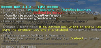 Tips and help menu