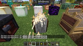 Effect when Particle Interactions is installed