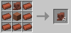 Duplicate a Pottery Sherd by putting a terracotta block in the centre of the crafting grid. The put the sherd to duplicate on top. All remaining 7 slots are filled with bricks.