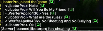 someone cheating