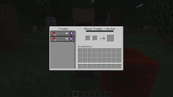 Blood Trader Menu