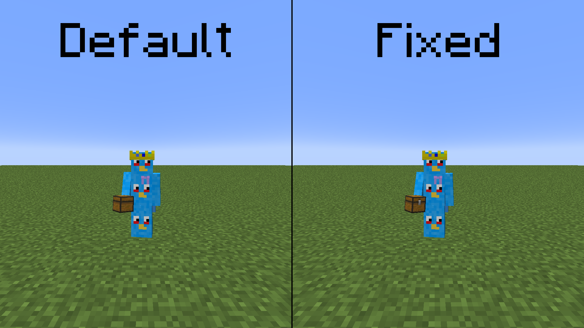 Chest changed to be held like other items (e.g. furnces)