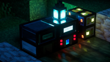 Smelter working at night