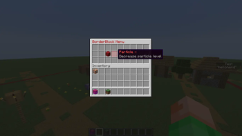 Let's you Decrease/Increase Particle Level