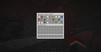 Minecart loot.