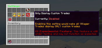 Remove Vanilla Trades