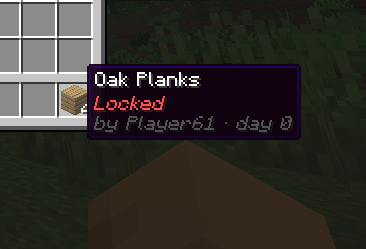 Locked Tooltip
