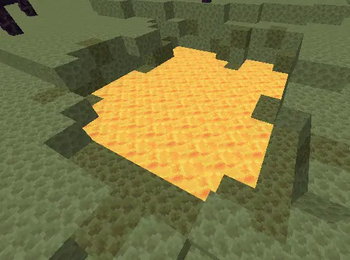 deposit of honeycomb calcite