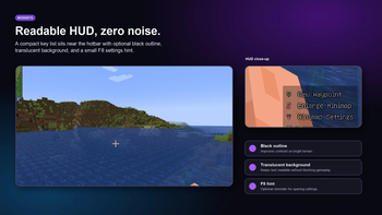 Readable HUD Overlay
