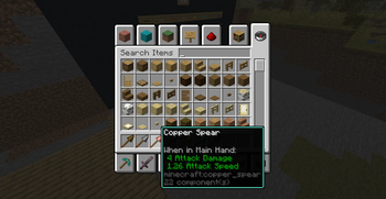 Copper Spear Stats