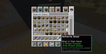 Netherite Spear Stats