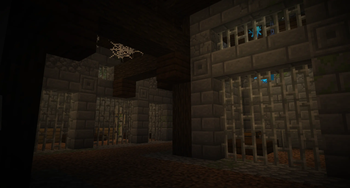 Jailcells inside the basement