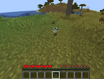 It worked and the frame was mined