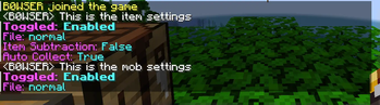 Settings Command