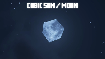 Feature Resource pack: Cubic Sun & Moon