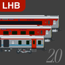 [MTR4] Red LHB Sleeper Pack 2.0 - Indian Railways