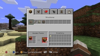 TU1 Crafting Menu