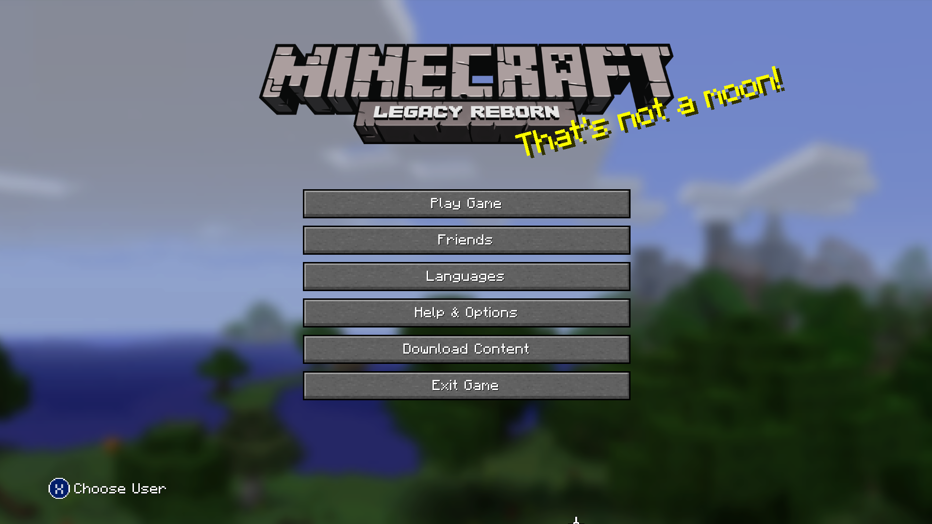 TU1 Title Screen