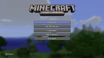 TU1 Title Screen