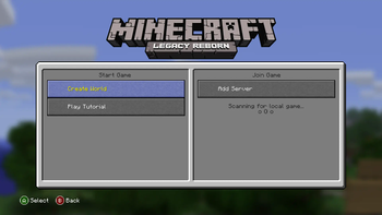 TU1 Play Game Screen