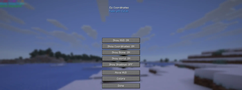 Settings screen