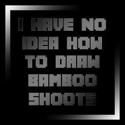 3D Bamboo Shoots