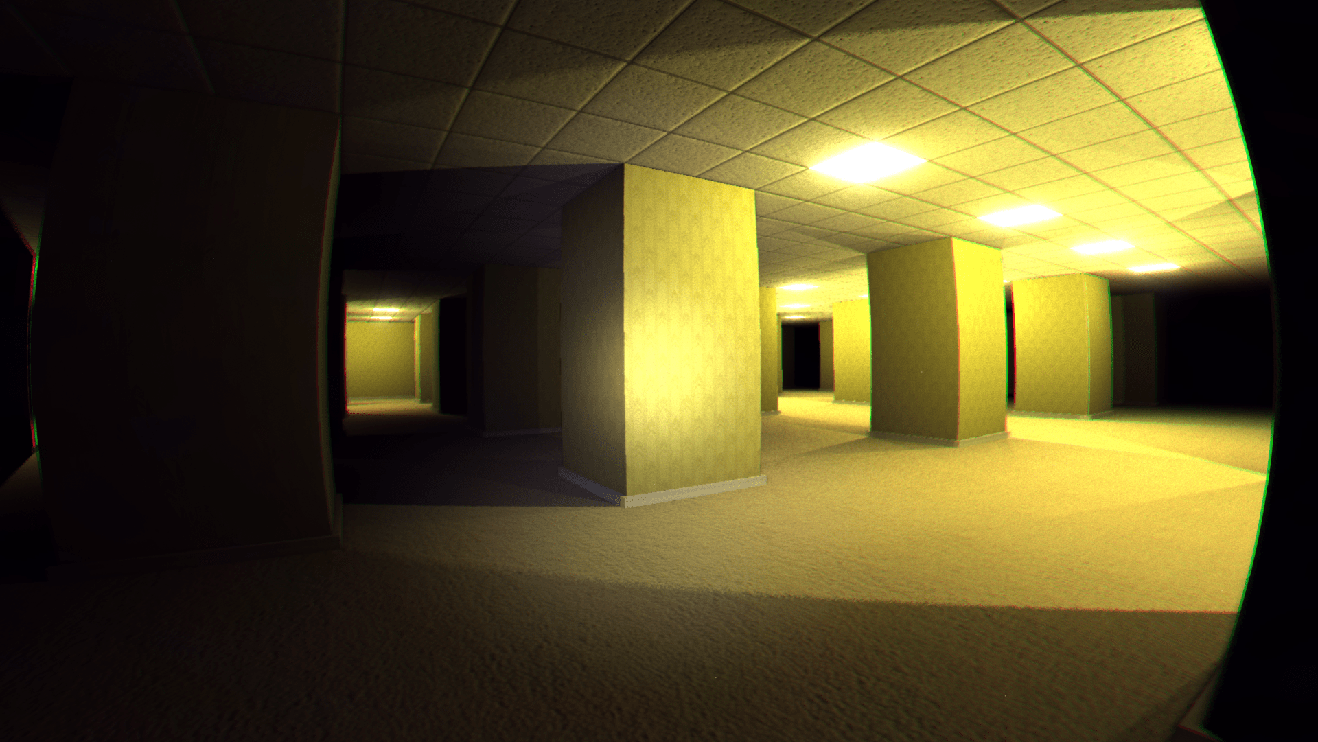 Screenshot modpacku MC Backrooms - Found Footage (1/3)