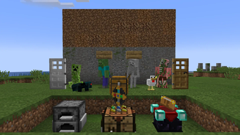 Story Mode Mobs and Blocks and block variation!
