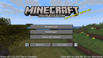 Main Menu With Custom Panorama