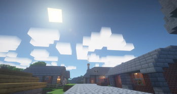 Clouds during daytime, BSL Shaders for 1.16.5