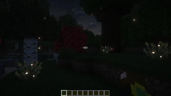 Bat crosshair in-game, night!