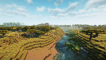 Savanna river without the datapack