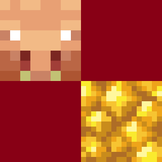 Piglins Trade Raw Gold Blocks