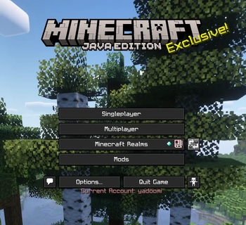 Main Menu With This Font