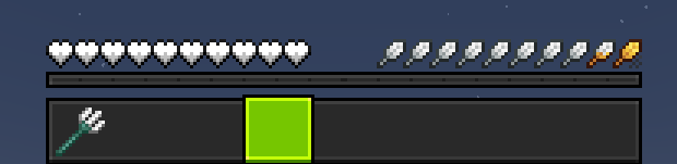 Green hotbar highlight