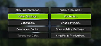 Green buttons