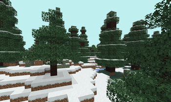 New Biome Frosted Pine Forest