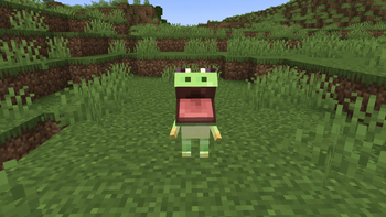 Froggy screaming at you