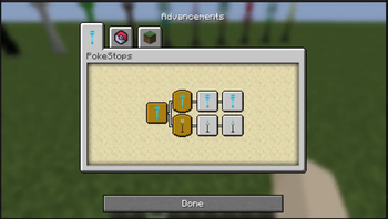 Advancement screen
