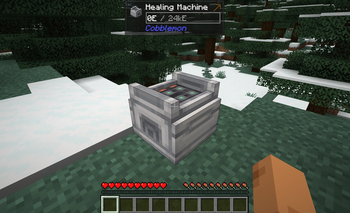 Healing Machine has internal energy storage