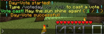 Day Vote Plugin