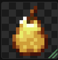 Animated Golden Pear (Apple)