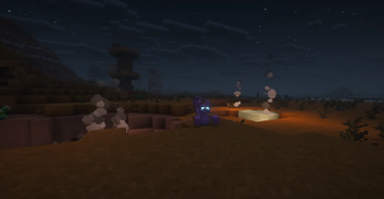 Scorpix at a meteor crash site
