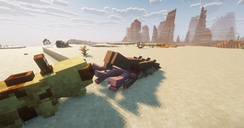 Groudoid attacking a Hippopotas